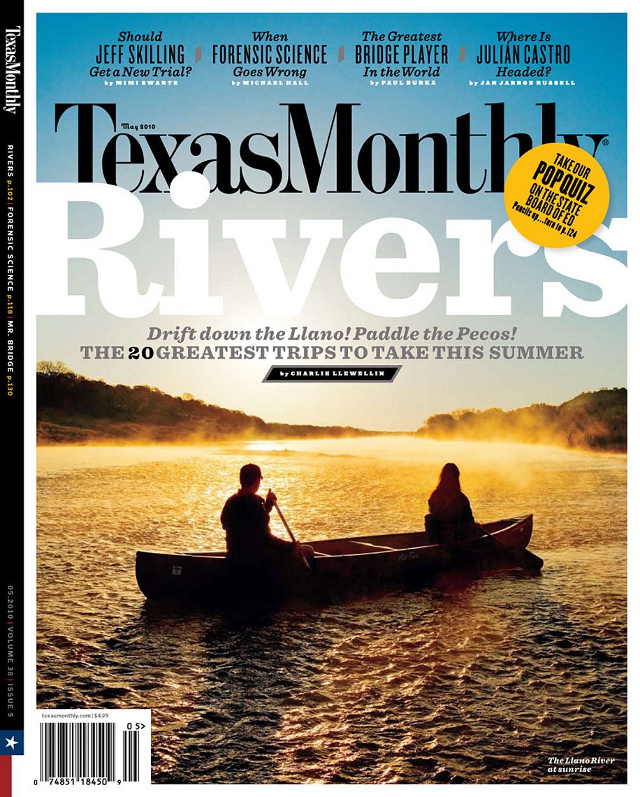 Texas Monthly - James River canoe