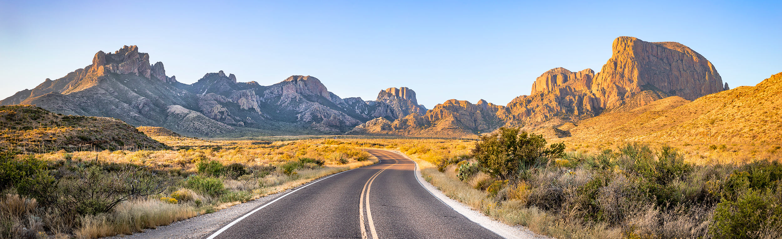 Road to the Chisos Mountains