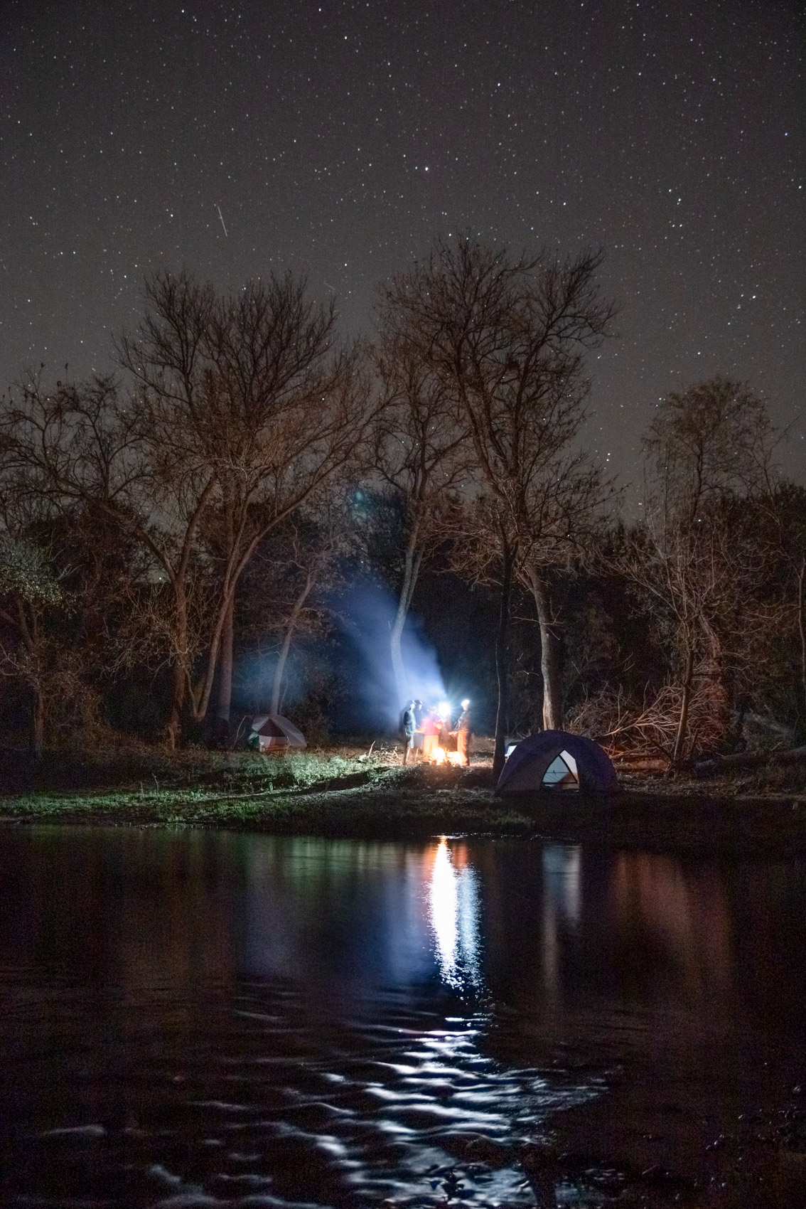 Campsite on the Brazos River