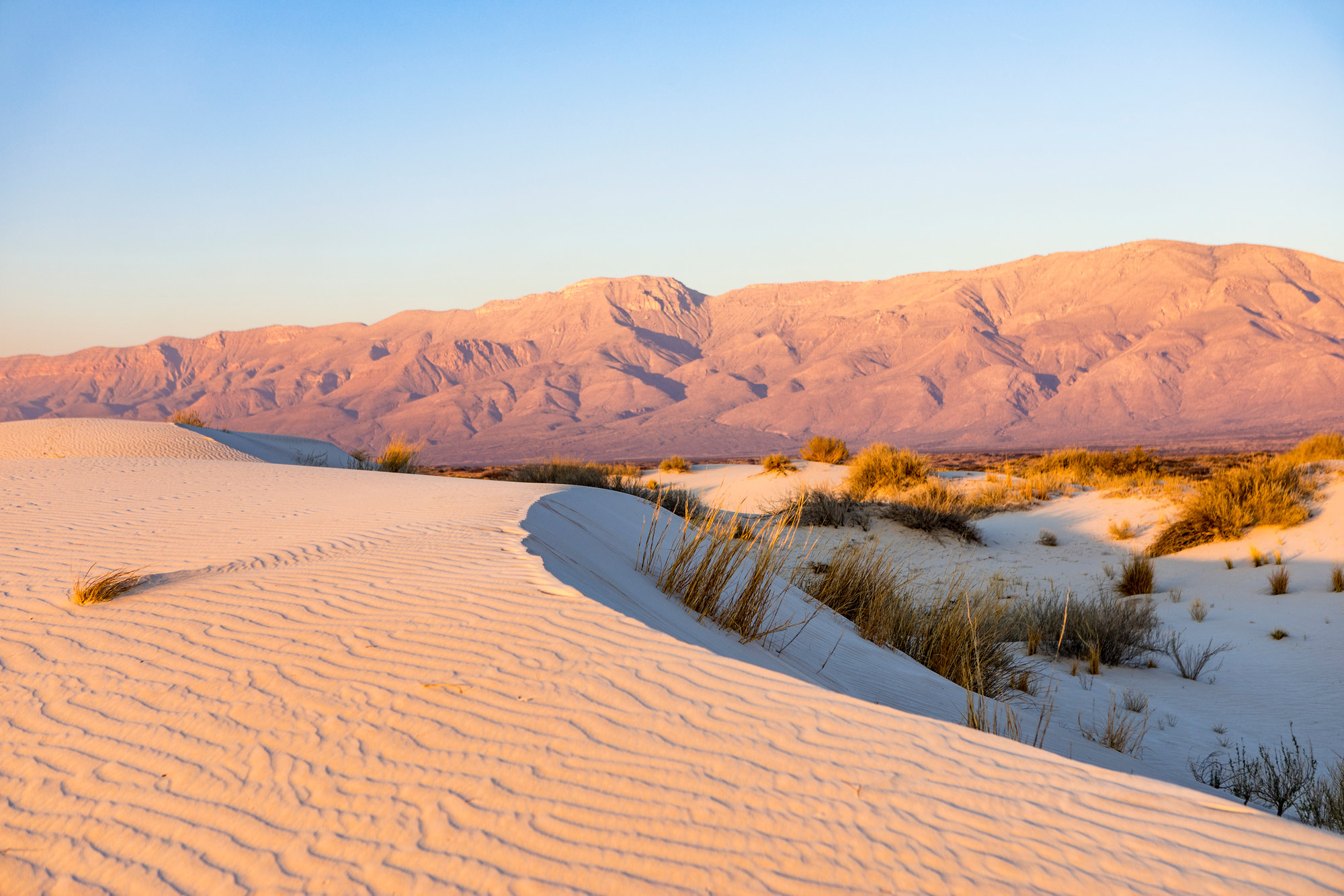 Gypsum Sand Dunes - Guadalupe Mountains State Park