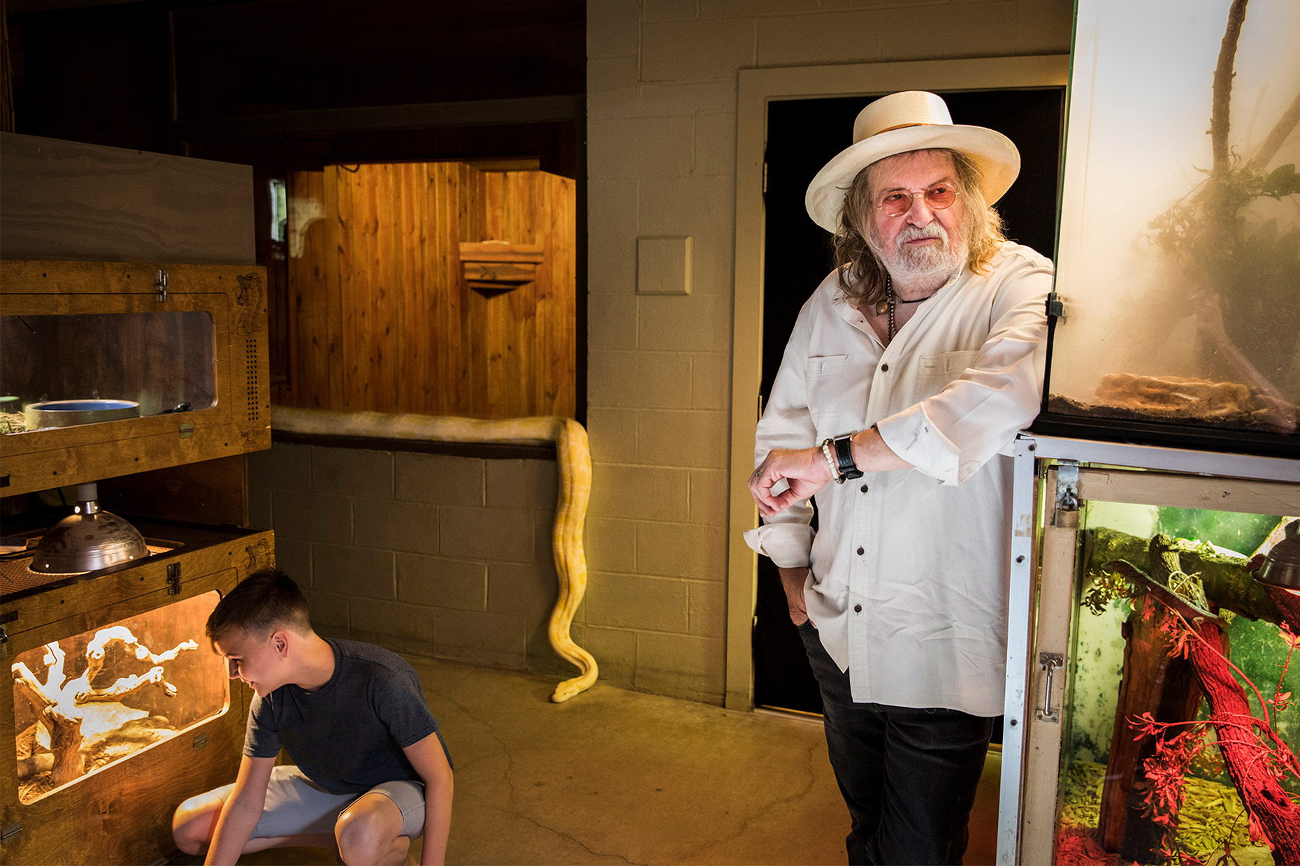 Ray Wylie Hubbard at the Snake Farm