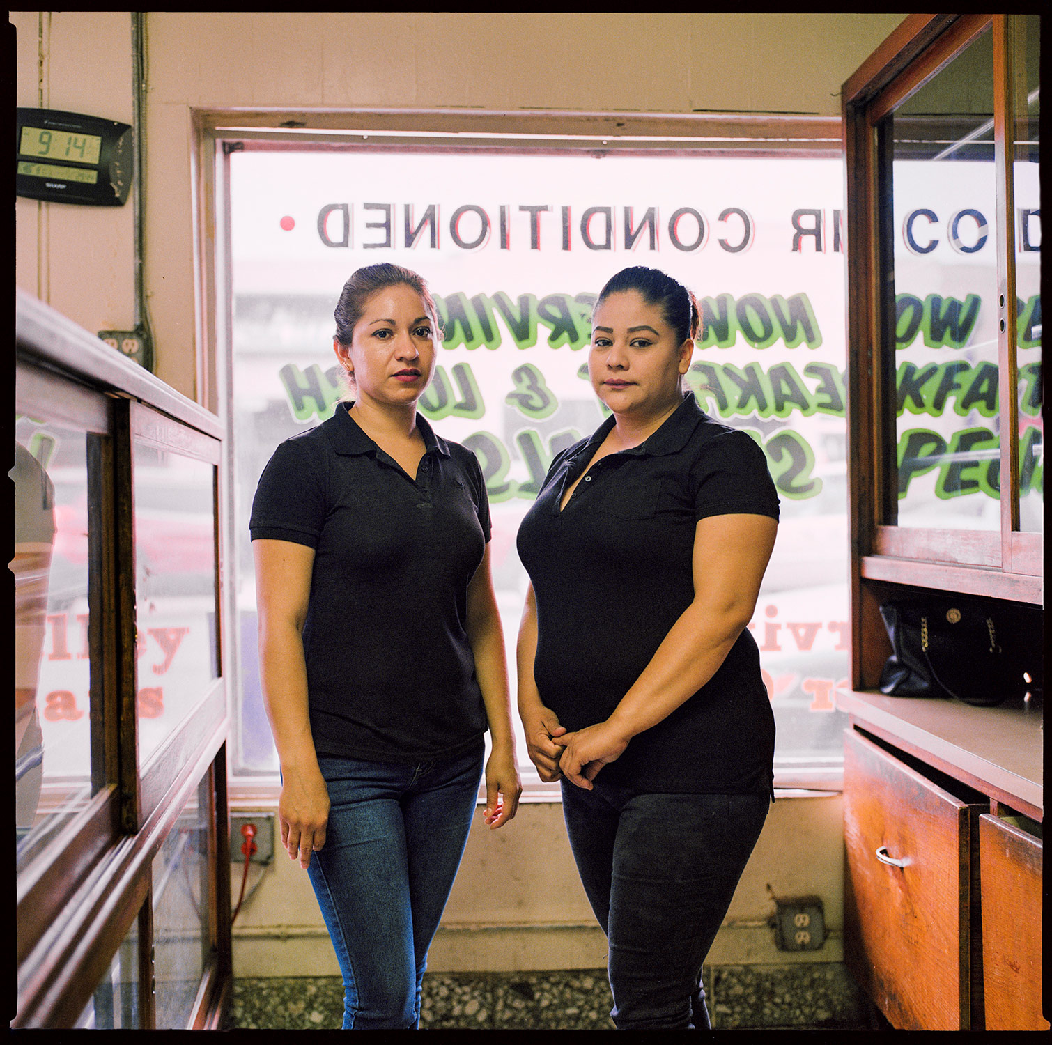 Waitresses at historic Rex Cafe - Texas Rio Grande Valley