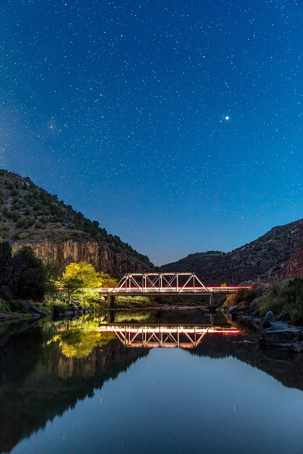 John Dunn Bridge - Arroyo Hondo - Rio Grande River - New Mexico