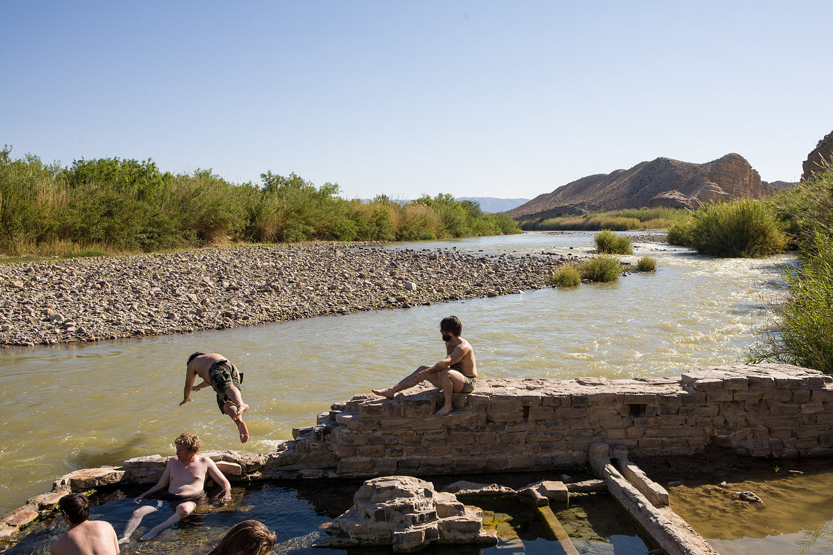 Hot Springs - Rio Grande River - Big Bend